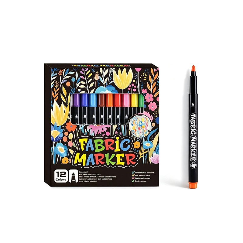 12 Colors Fabric Marker Set - Yorkn Inc✅