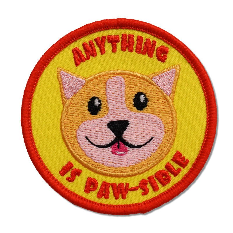 1.5inch Diameter Embroidered Fabric Patch - Yorkn Inc✅