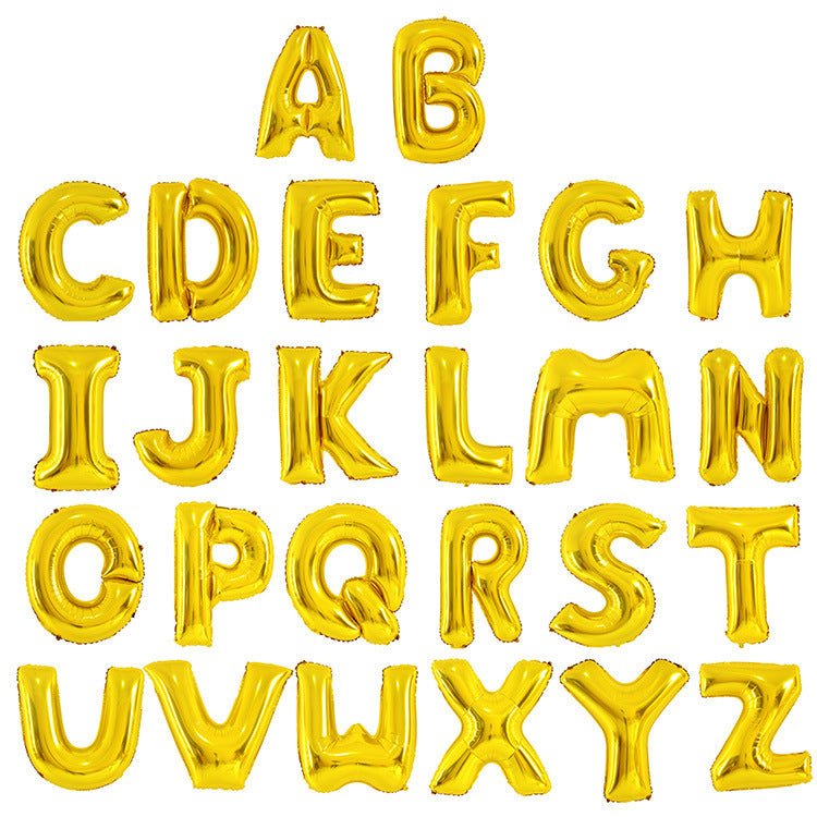 16 Inch Letter Balloon - Yorkn Inc✅