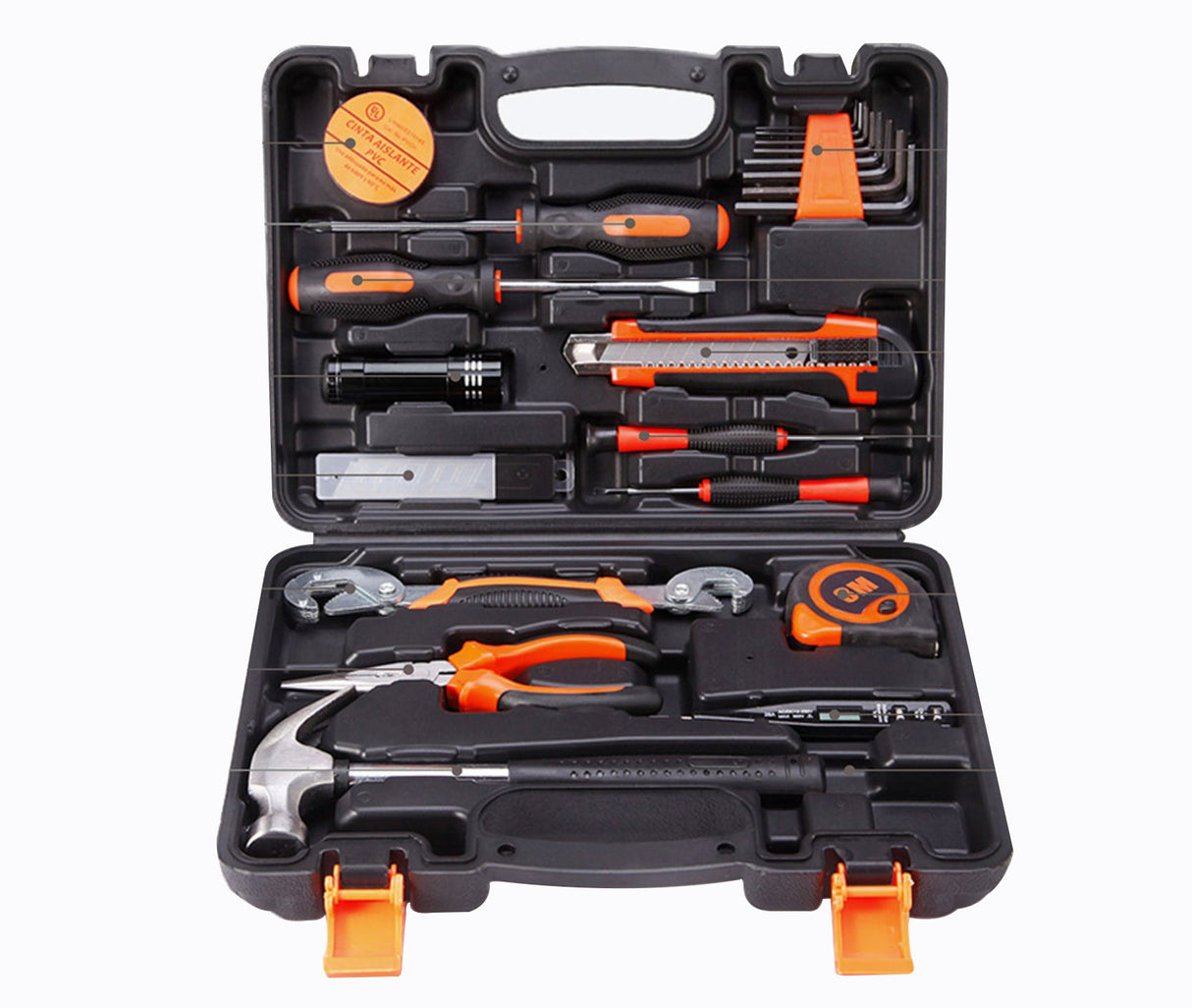 19 Pcs Tool Box - By Boat - Yorkn Inc✅