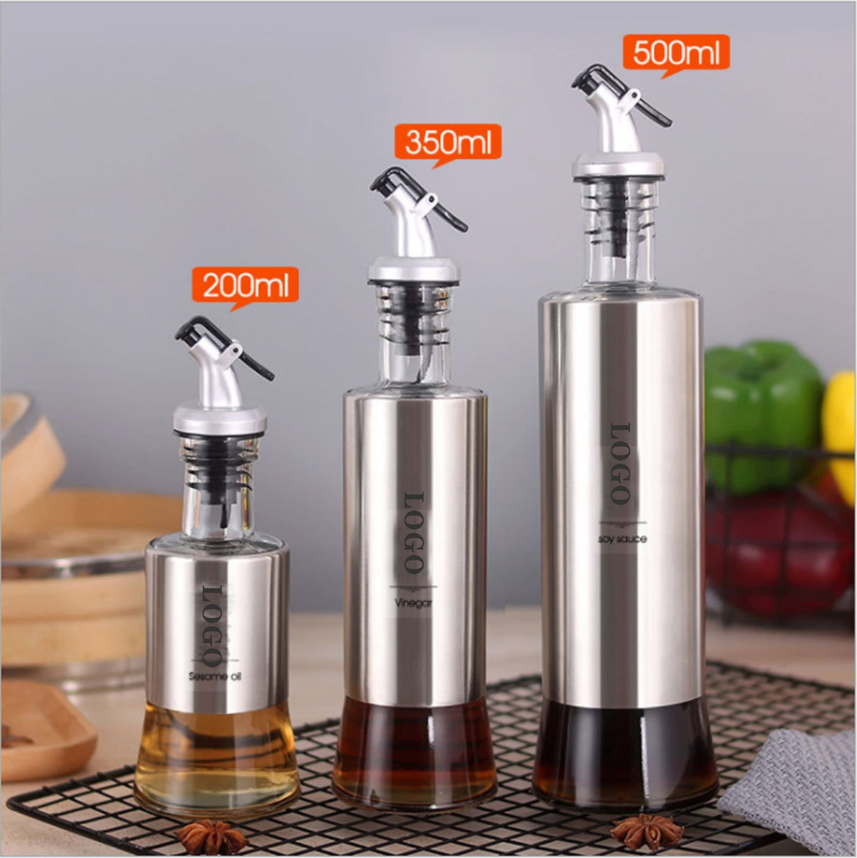 200ml Oil Bottle - By Boat - Yorkn Inc✅