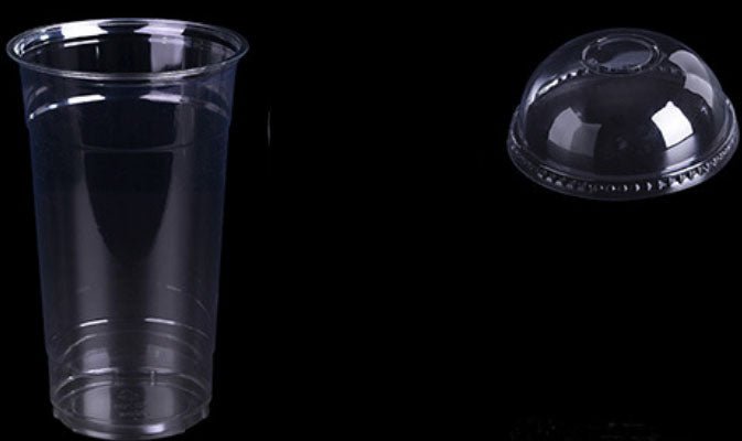 24 Oz Plastic Cup With Domed Lid - Yorkn Inc✅