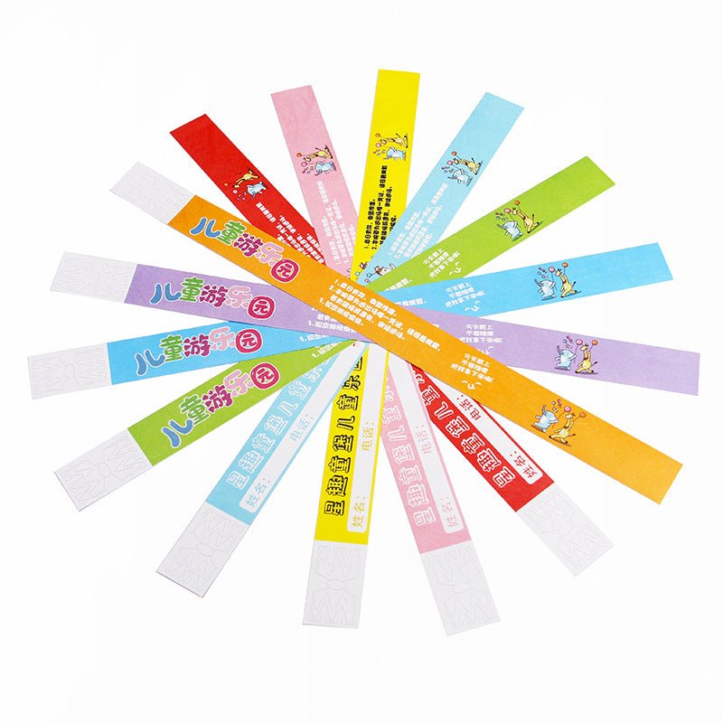 254x19mm Tyvek Paper Wristband - Yorkn Inc✅
