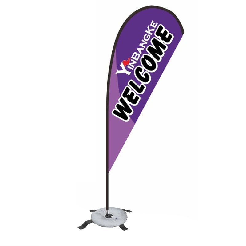 2.8m P Shape Feather Flag - Yorkn Inc✅