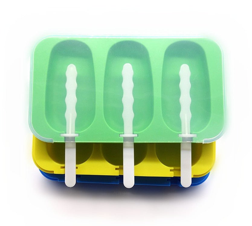 3 Cavities Silicone Ice Cream Mold - Yorkn Inc✅