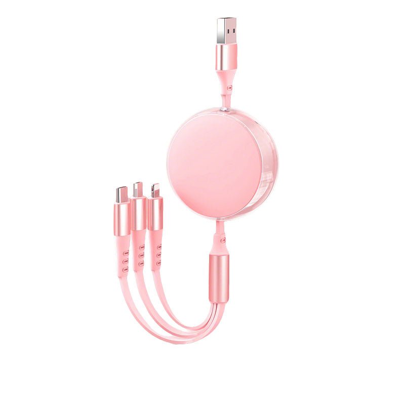 3 - in - 1 Retractable Charging Cable - Yorkn Inc✅