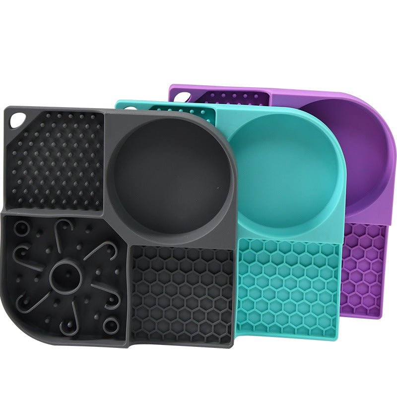 4 Compartments Slow Feeder Licking Mat - Yorkn Inc✅
