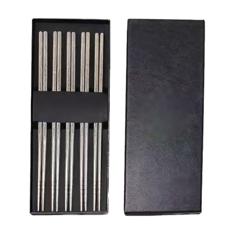 5 Pairs Titanium Chopsticks Gift Set - Yorkn Inc✅