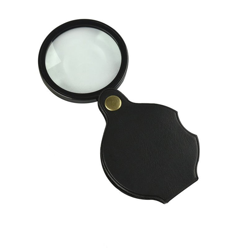 50mm Foldable Leather Cover Magnifier - Yorkn Inc✅