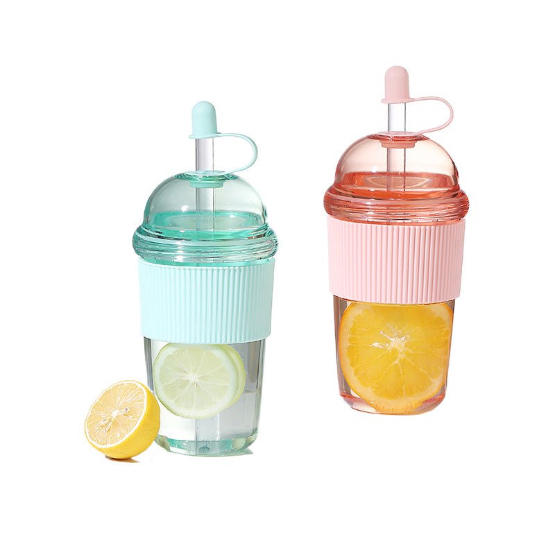 520ml Outdoor Portable Straw Water Cup - Yorkn Inc✅