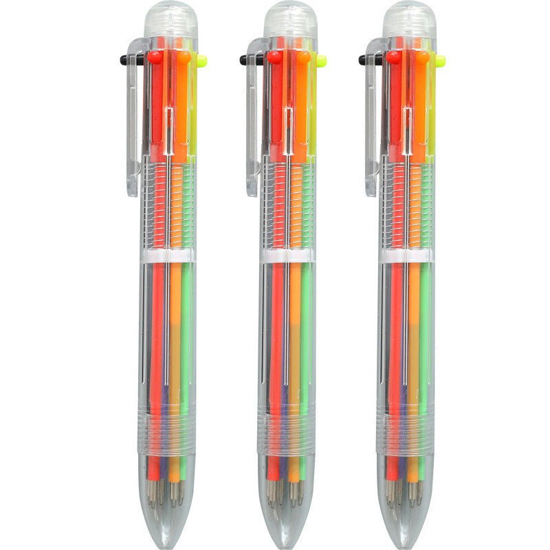 6 - in - 1 Multi - color Ballpoint Pen - Yorkn Inc✅