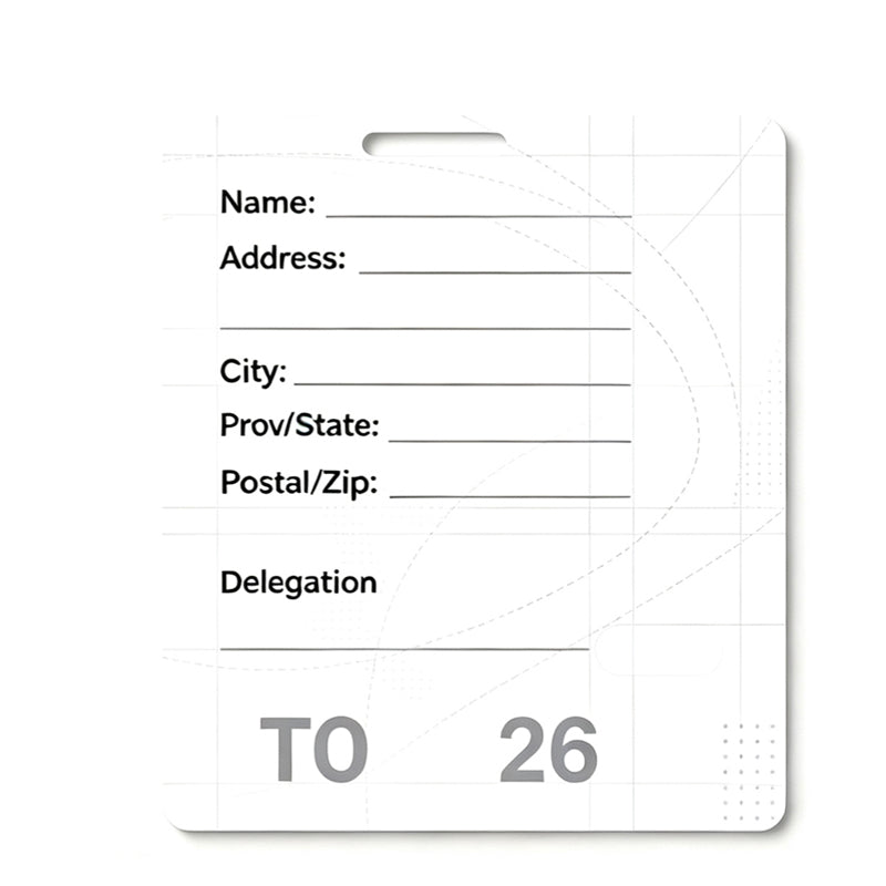 Custom Pvc Luggage Tag