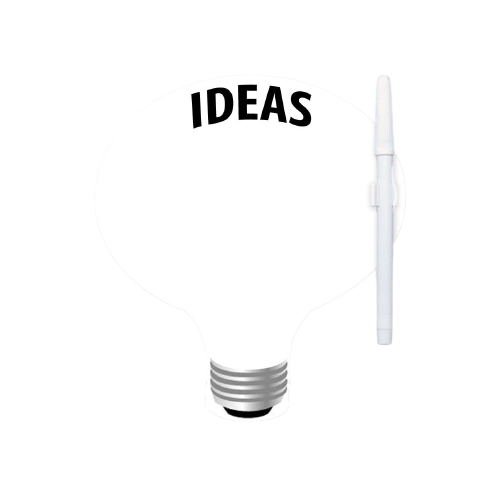 8"x8" Lightbulb Custom Printed Memo Board - Yorkn Inc✅