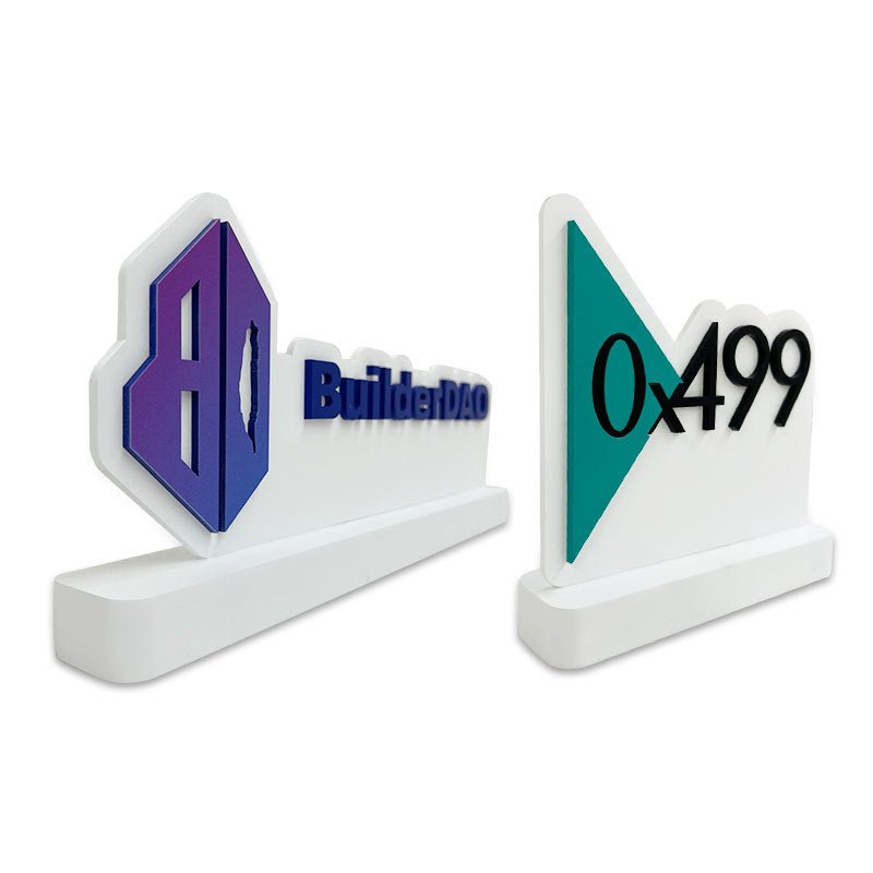 Acrylic Desktop Standee - 3d Letter Sign - Yorkn Inc✅