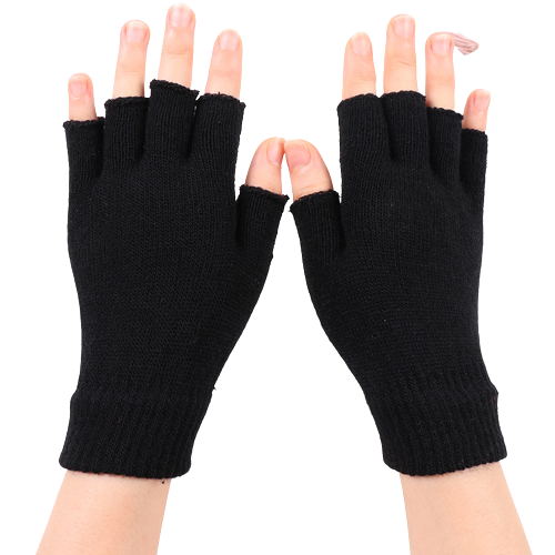 Acrylic Half Finger Fingerless Gloves - Yorkn Inc✅