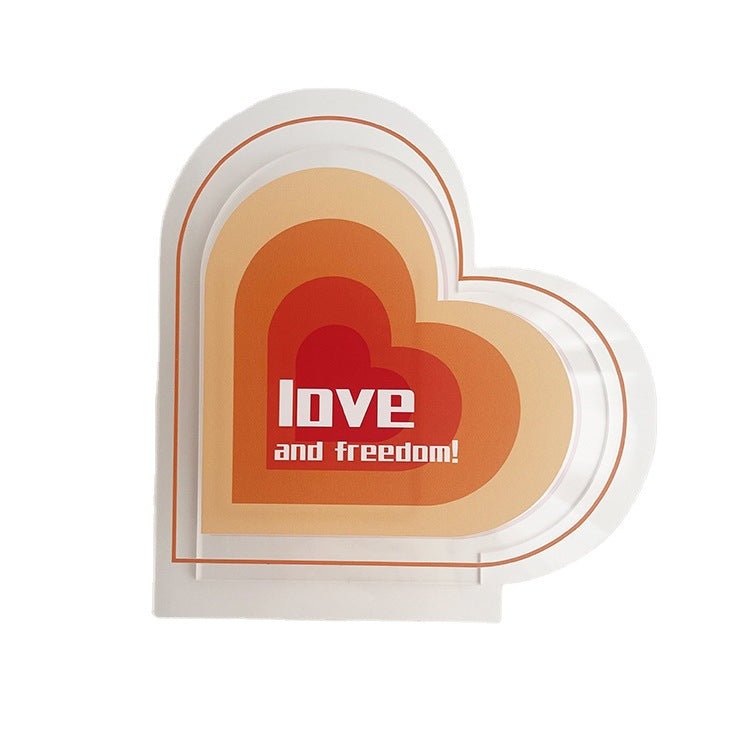 Acrylic Heart Shape Pen Holder - Yorkn Inc✅