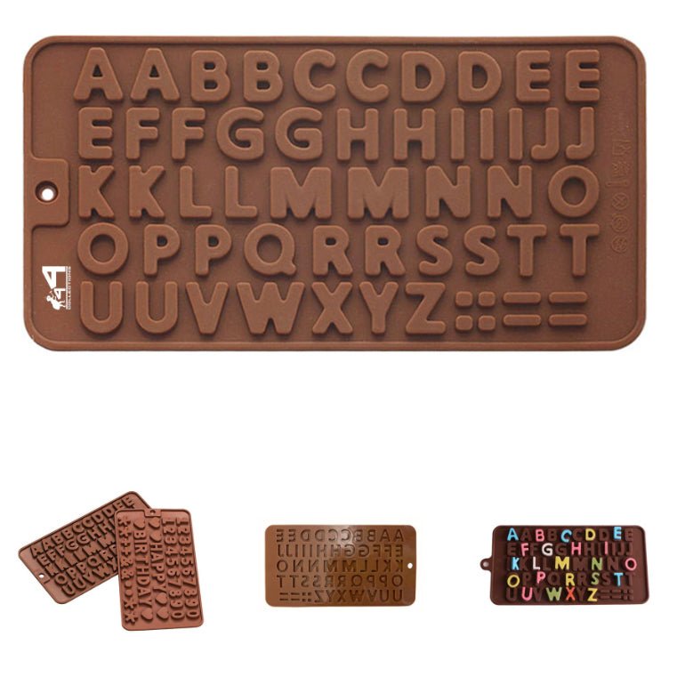 Alphanumeric Silicone Mold - Yorkn Inc✅