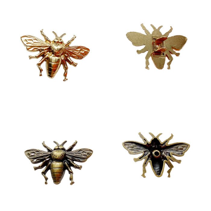 Antique Bronze Bee Insect Pin - Yorkn Inc✅