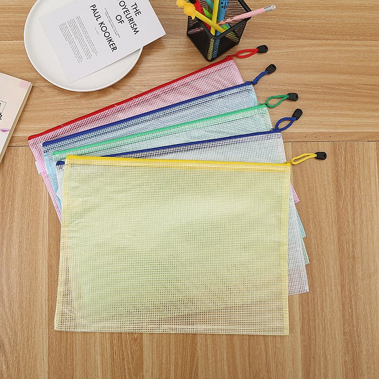 B5 Transparent Zipper File Bag - Yorkn Inc✅
