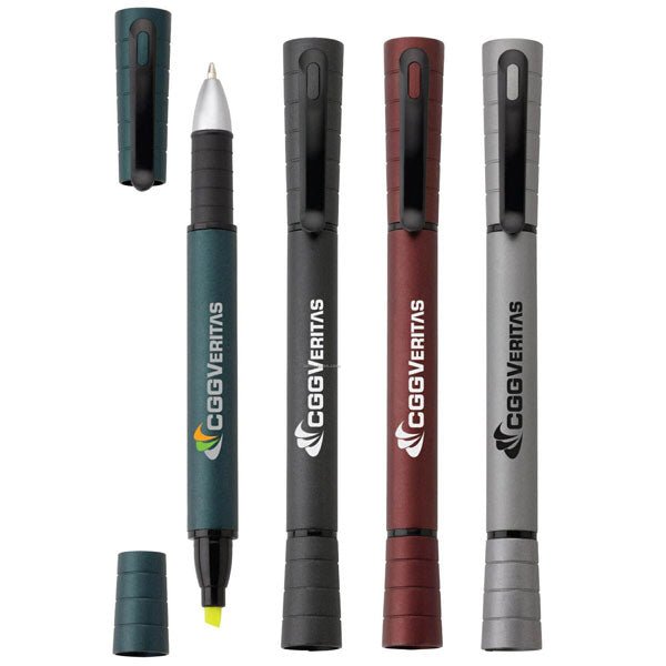 Ballpoint Pen With Highlighter - Yorkn Inc✅