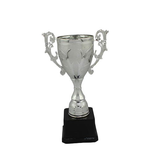 Bright Silver Metal Cup On Marble Base - Yorkn Inc✅