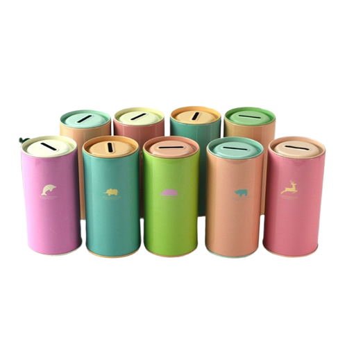 Candy Color Cylinder Piggy Bank - Yorkn Inc✅