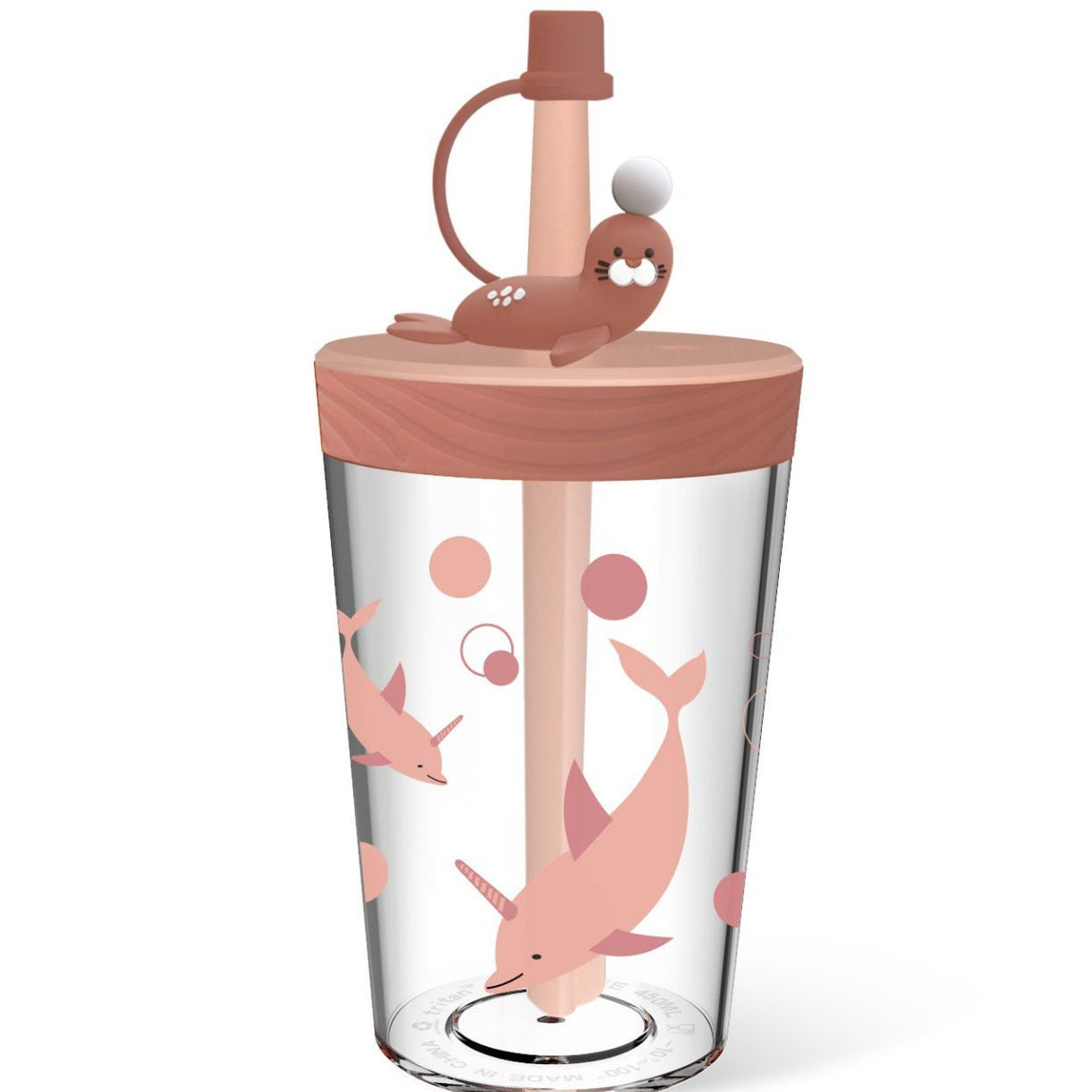 Cartoon Head Straw Cup - Yorkn Inc✅