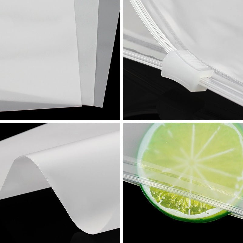 Clear Plastic Bag With Zipper - Yorkn Inc✅