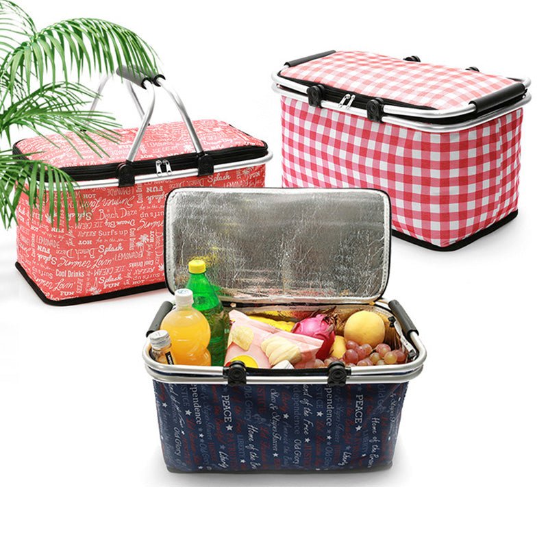 Collapsible Picnic Basket Cooler - Yorkn Inc✅