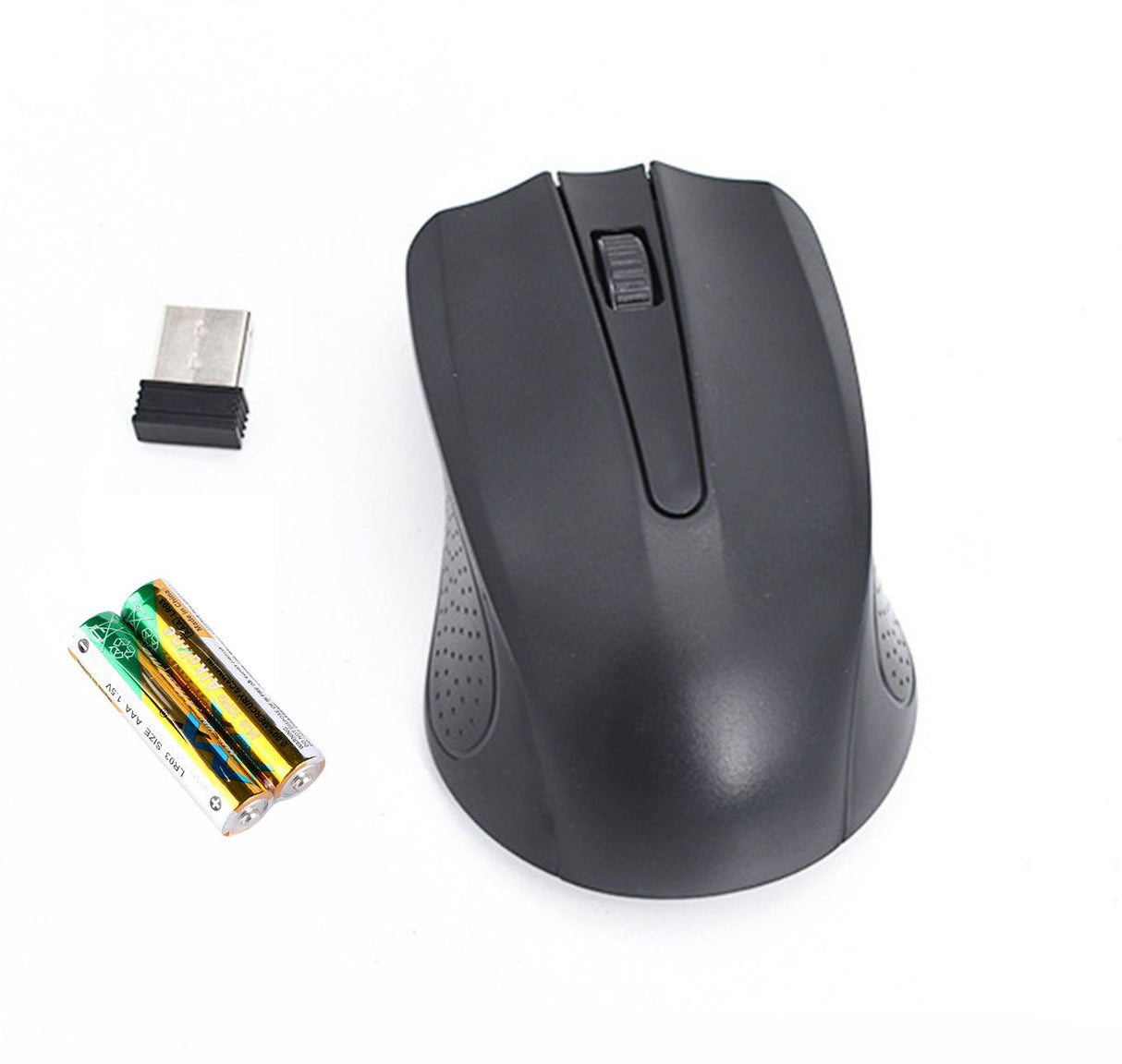 Convenient Wireless Mouse With Batteries - Yorkn Inc✅