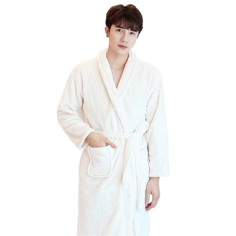 Coral Velvet Bathrobe - Yorkn Inc✅