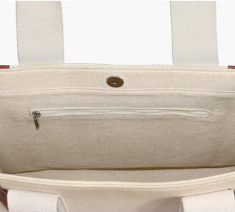 Cotton - linen Handbag - Yorkn Inc✅