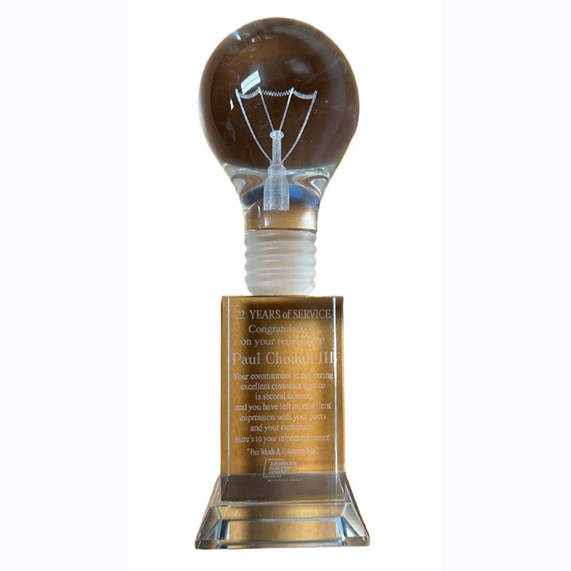 Crystal Trophy Award For Corporate Annual Meeting - Yorkn Inc✅