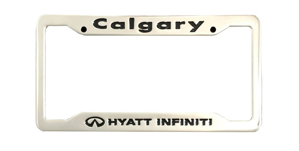 Custom Stainless License Plate Frame - Yorkn Inc✅