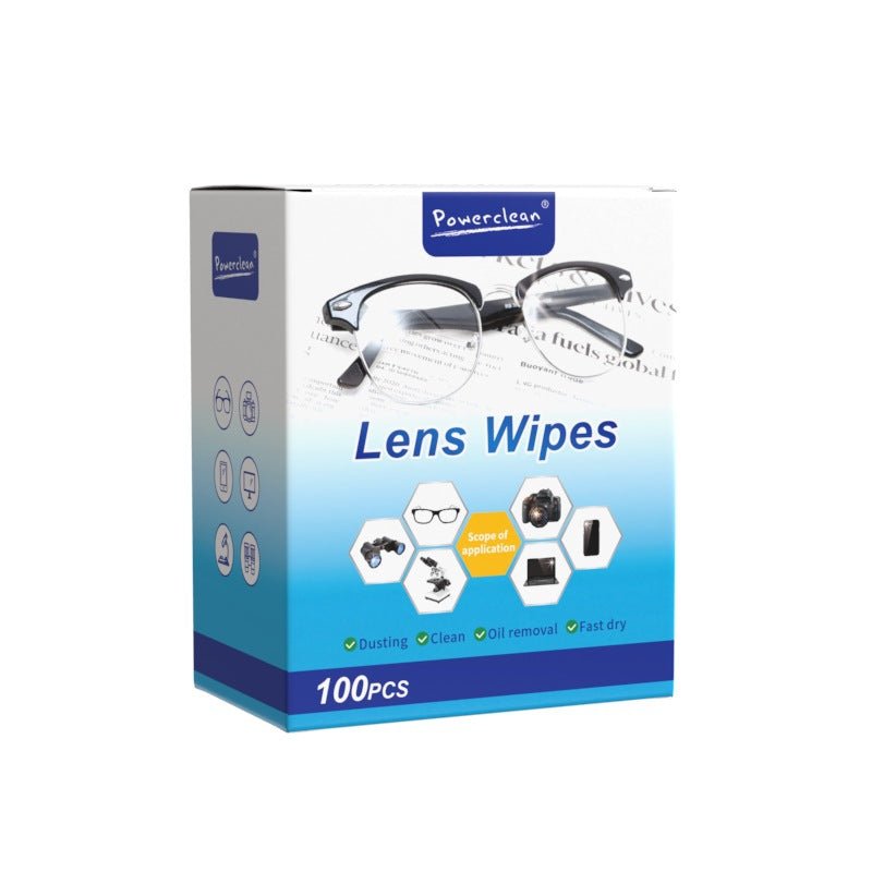Disposable Lens Wiping Wipes With Box - Yorkn Inc✅