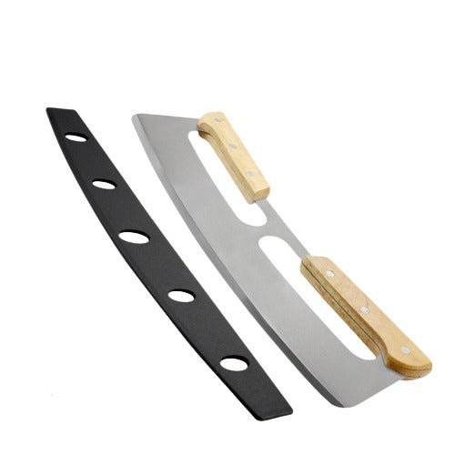 Double Handle Pizza Knife - Yorkn Inc✅