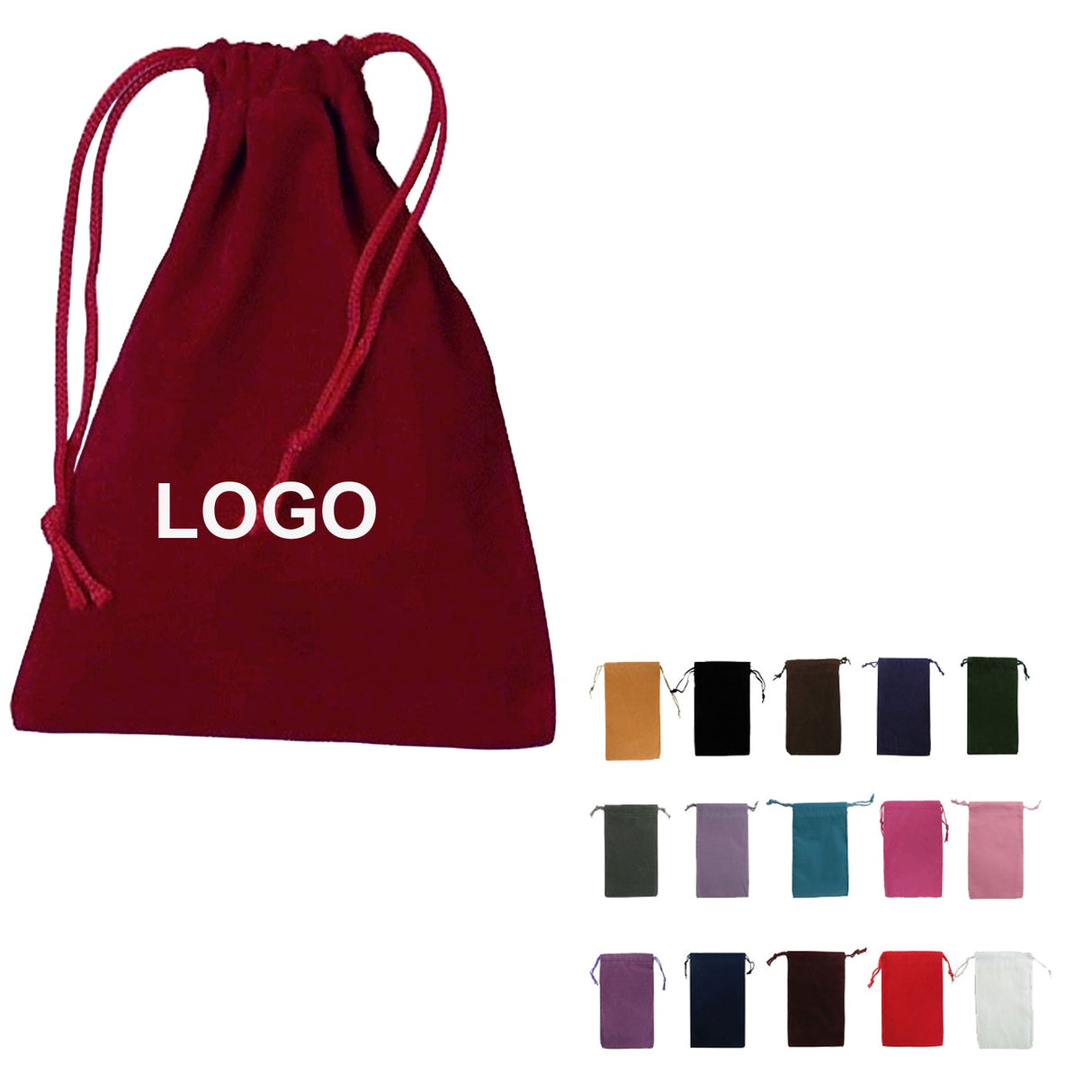 Drawstring Velvet Pouch - Yorkn Inc✅