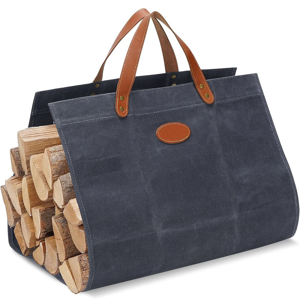 Firewood Carrier Waxed Canvas - Yorkn Inc✅