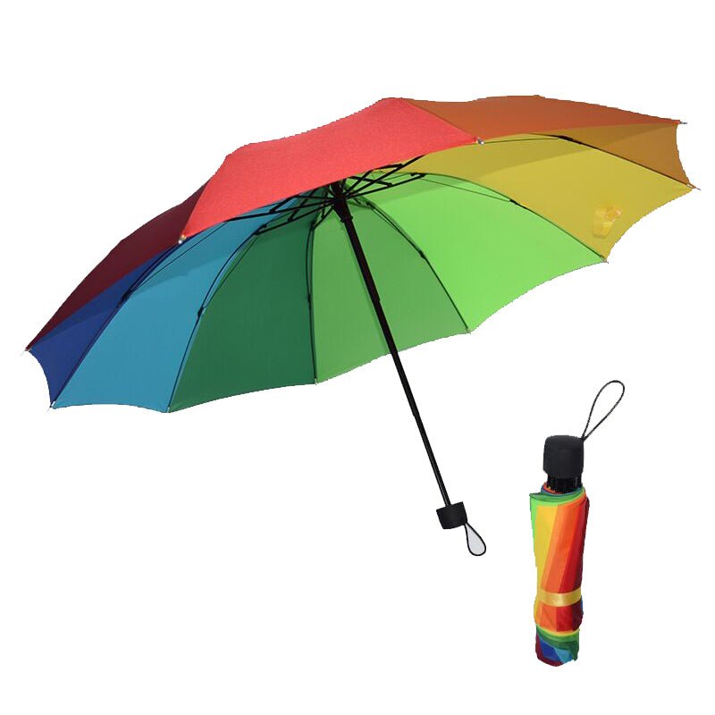 Foldable Rainbow Umbrella - Yorkn Inc✅