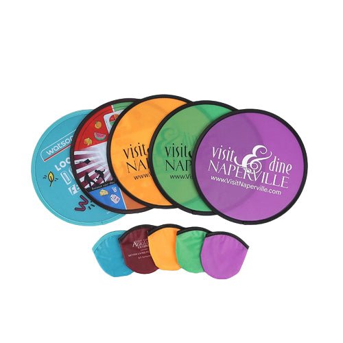 Folding Advertising Frisbee - Yorkn Inc✅