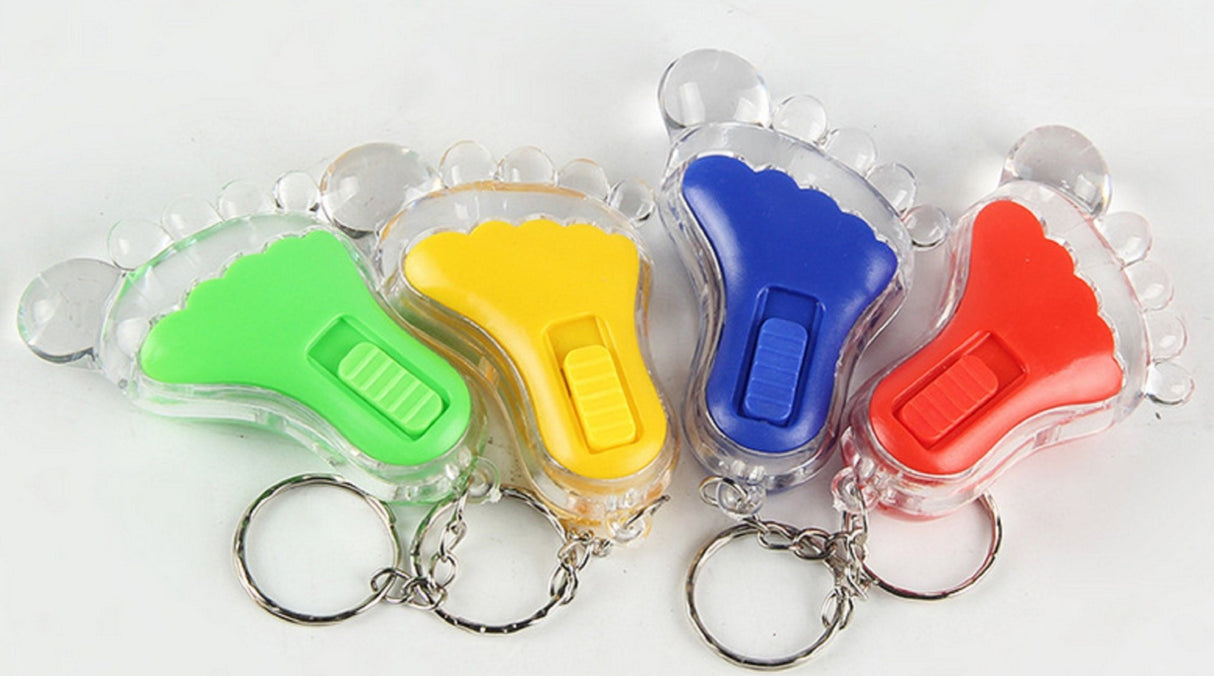 Foot Shaped Led Keychain Light - Yorkn Inc✅