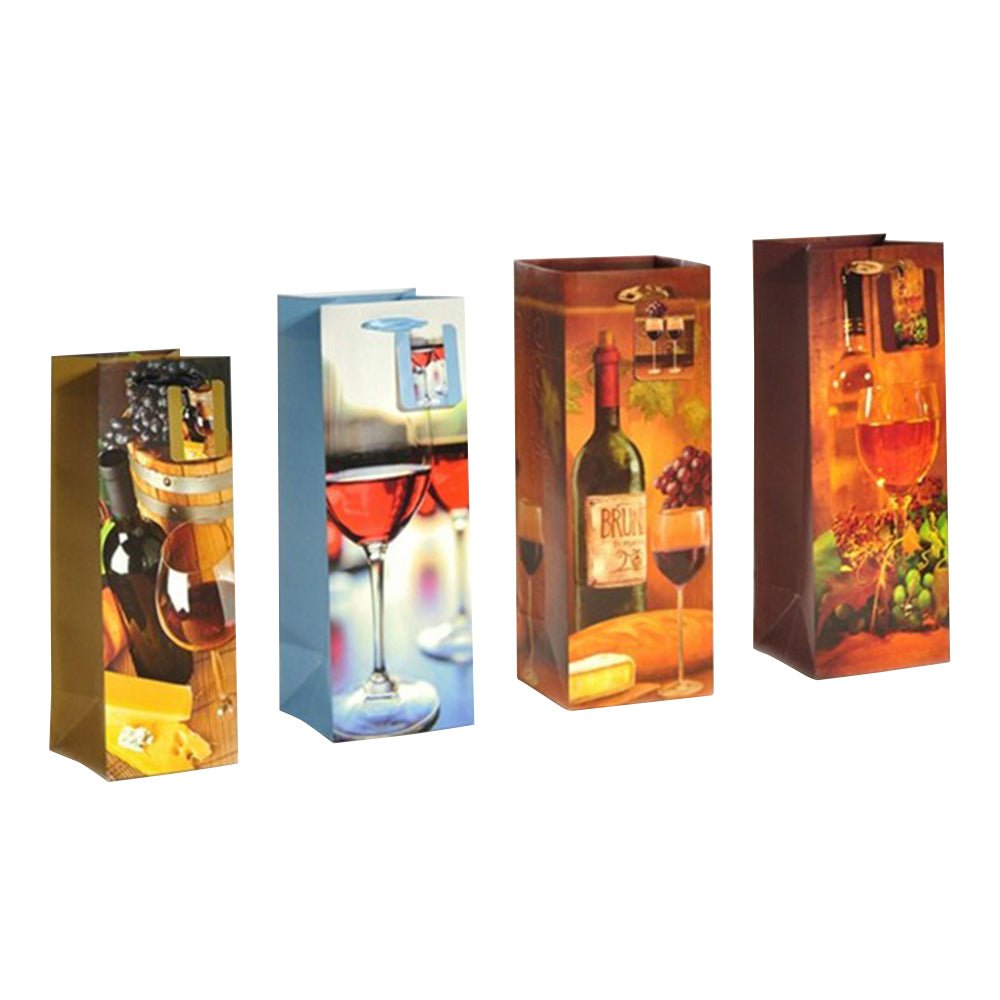 Fullsize Printed Paper Wine Bags - Yorkn Inc✅
