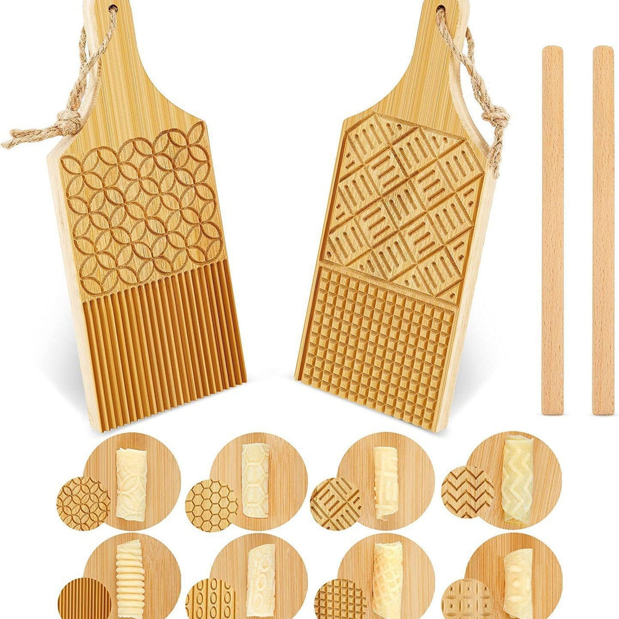 Gnocchi Pasta Board Wood - Yorkn Inc✅