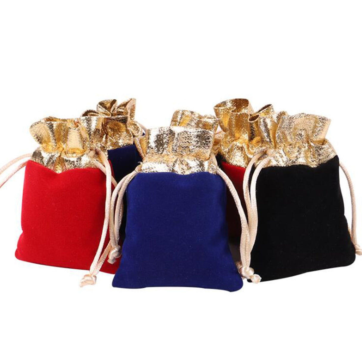 Golden Soft Velvet Packaging Pouches - Yorkn Inc✅