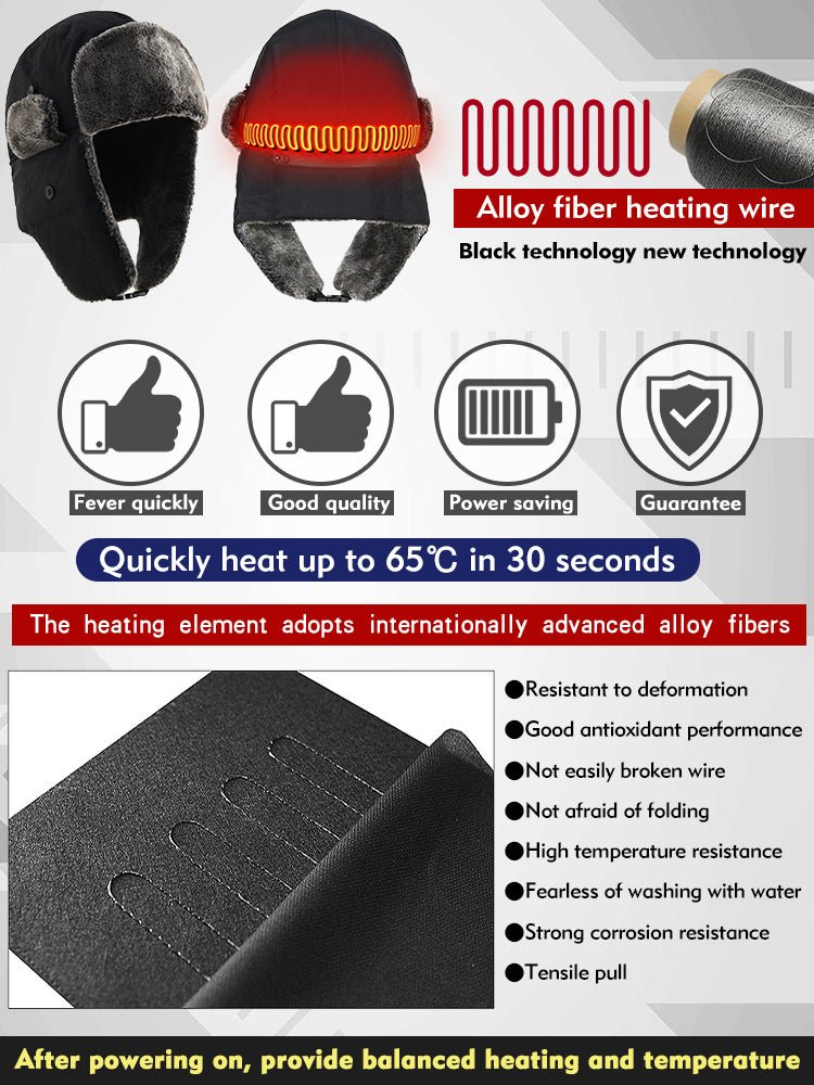 Heating Hat - Yorkn Inc✅