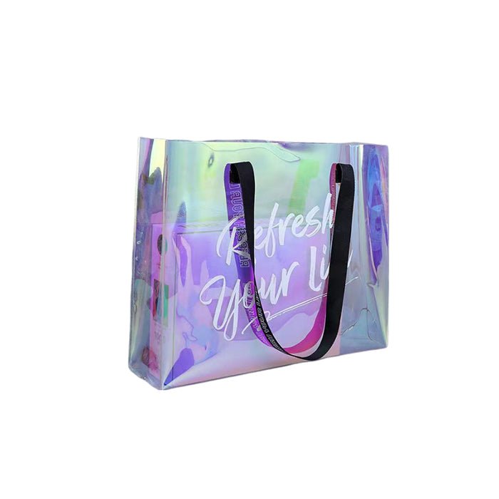 Holograph Transparent Tote Handbag - Yorkn Inc✅