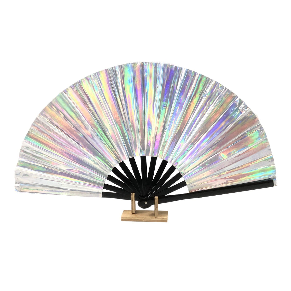 Holographic Pvc Kung Fu Fan - Yorkn Inc✅