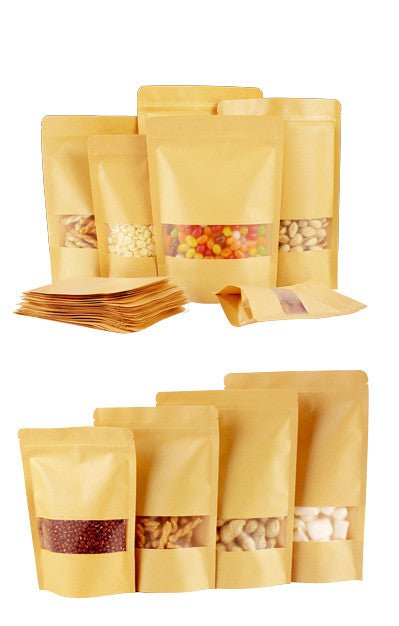 Kraft Bag With Window - 28s - Yorkn Inc✅