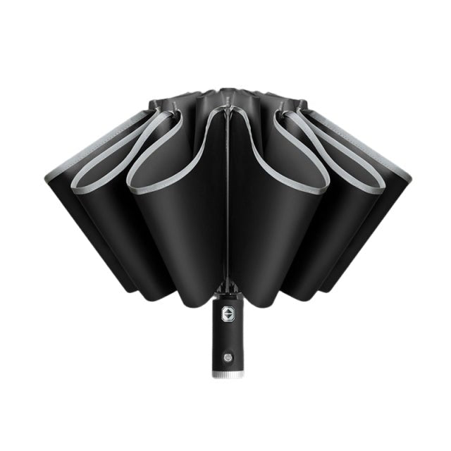 Led Light Torch Handle Auto Reverse Umbrella Reflective Brim - Yorkn Inc✅