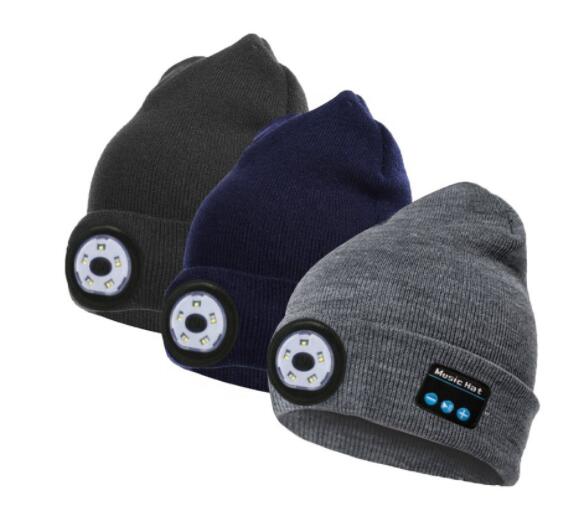 Led Light Wireless Headphone Beanie Hat - Yorkn Inc✅